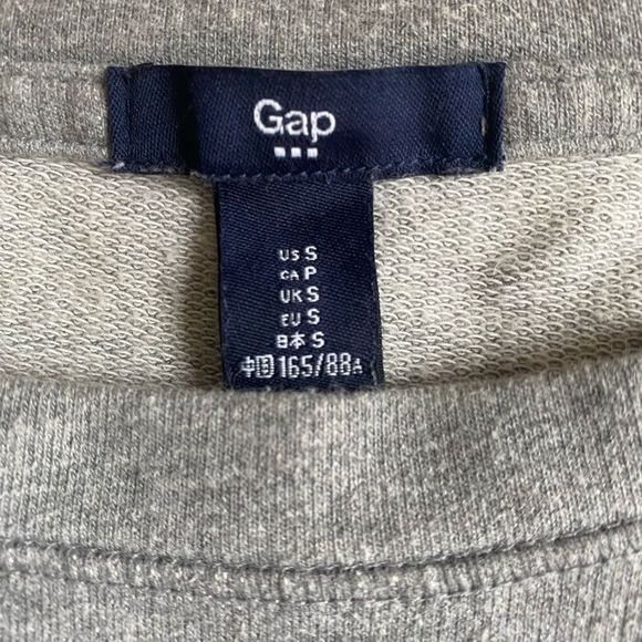 GAP SWEATSHIRT SOMEPLACE GREAT - SIZE SMALL - GRAY AND IRONIC - Picture 6 of 8